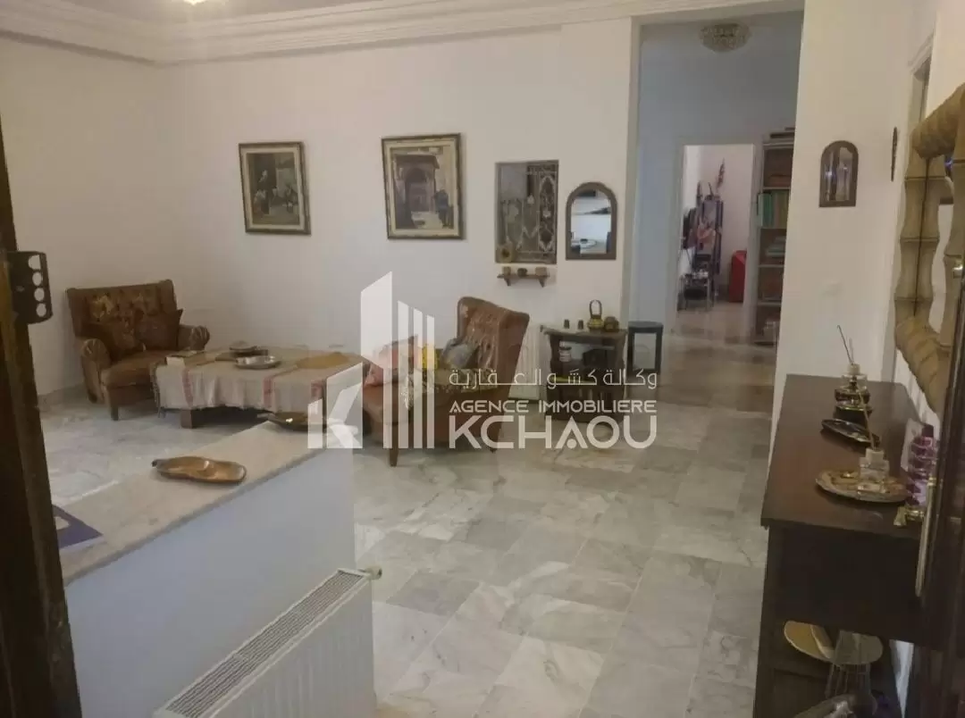 A louer appartement s+3 au rdc près la fontaine